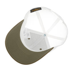 Бейсболка FLEXFIT арт. 6606RT (оливковый / белый)  фото 3