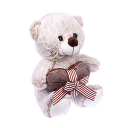 Мягкая игрушка «Мишка с сердцем», 25 см, цвета МИКС