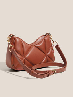 Женская сумка на плечо LOVE MOSCHINO EMBOSSED Q Артикул 4561073, коричневый  фото 3