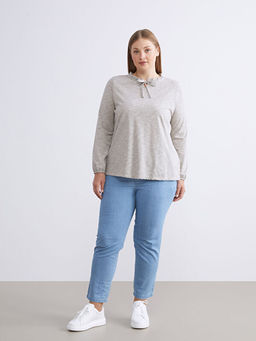 Beli Lastikli Carrot Fit Kad?n Jean Pantolon