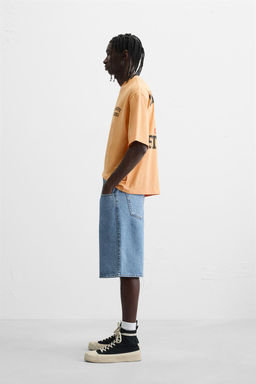 CONTRAST PRINT T-SHIRT - Zara фото 4