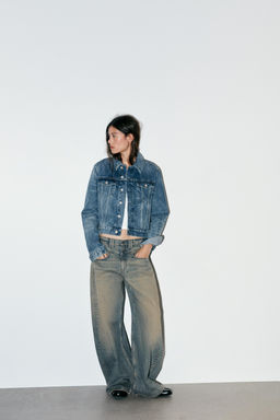 TRF LOW-RISE BAGGY JEANS - Zara фото 10
