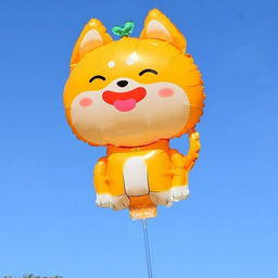 Цена за 2 шт. Воздушный шар фольгированный 19" «Лисичка», фигура, для палочки