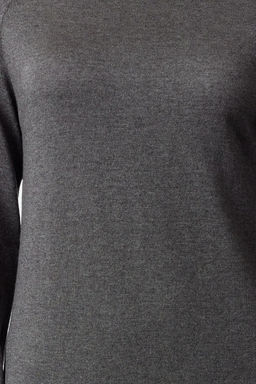 TRENDYOLMILLA Koyu Kahverengi Mini Triko Basic Pamuklu Elbise TWOAW25EL00044 фото 3