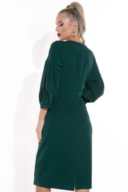Платье Искусство обольщения (тёмно-зелёный) - Эльза фото 8