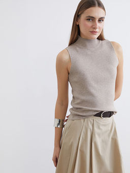 Yar?m Bal?k?? Yaka Kad?n Triko S?veter