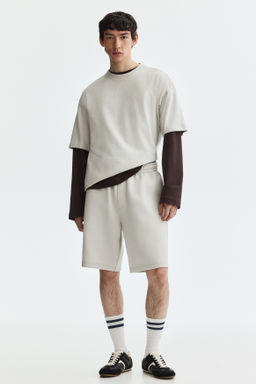 Pantal?n corto interlock Relaxed Fit - H&m фото 11