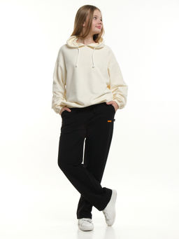 Комплект для девочки 22-7496 молочный|черный