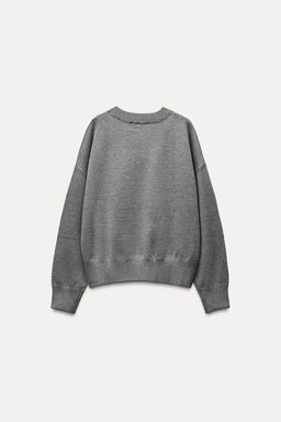 BASIC PLAIN KNIT SWEATSHIRT - Zara фото 28