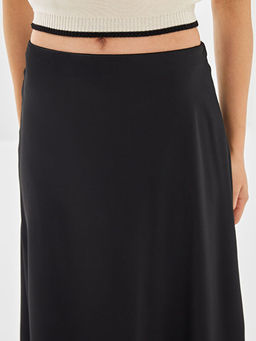 Dar Fit Saten Kad?n Etek