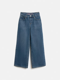 ACOOLA / Брюки джинсовые (утепленные) детские для девочек Zhao темно-синий  фото 3