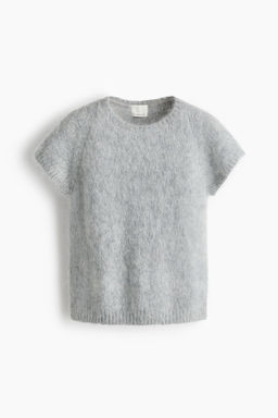 Top en mezcla de mohair