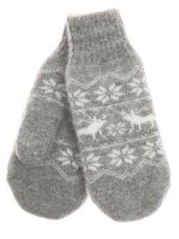 Варежки женские "Два лося" КРУГ 3477-4