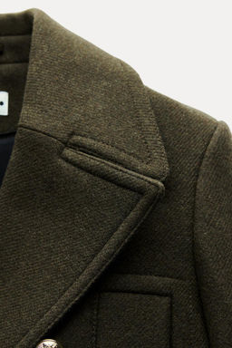 ZW COLLECTION WOOL BLEND COAT - Zara фото 7