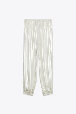 FOIL SAROUEL TROUSERS - Zara фото 13
