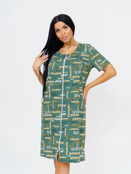 Халат женский, цвет хаки