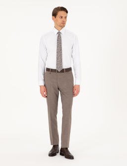 A__k Kahverengi Slim Fit Kuma_ Pantolon - Pierre cardin фото 3