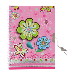 Записная книжка в подарочной коробке, на замочке, А6+, 50 листов, линия Цветы, МИКС - Calligrata фото 2