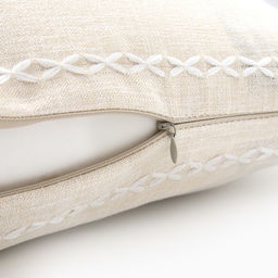 Наволочка декоративная Этель Косичка цвет молочный,45х45 см полиэстер  фото 10