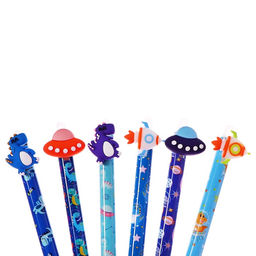 Цена за 36 шт. Ручка гелевая 0.5 мм Космос. Дино, со стираемыми чернилами, синяя, штрихкод на штуке, МИКС Космос/Дино - Simaland фото 5