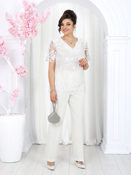 Костюм Ninele 6066 молочный  фото 8