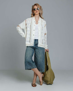 Кардиган вязаный с ажурным узором на кнопках KAR001 - Sahar art lab фото 10