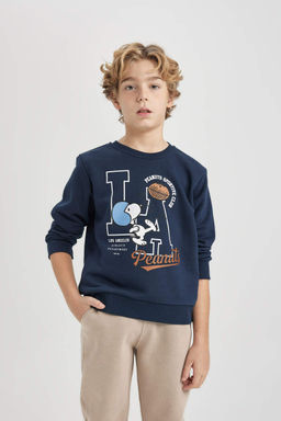 Толстовка Boy Snoopy с круглым вырезом - Defacto фото 3