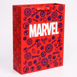 Пакет ламинат вертикальный MARVEL, Мстители, 31х40х11 см