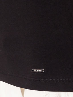 VILATTE / Футболка с цельнокроеным рукавом из премиального хлопка  фото 2