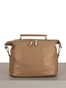 LACCOMA сумка НИ2001-бежевый натуральная кожа хлопок