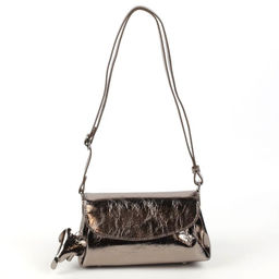 Женская кожаная сумка бочонок через плечо 0025-10 - Cidirro фото 2