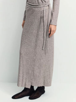 Юбка из вискозы на запах / Zarina фото 3