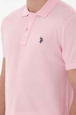 Erkek Slim Fit Polo Yaka A__k Pembe Basic Ti__rt Sepette S_rpriz _ndirim - U.s. polo assn фото 7