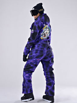 Женский зимний сноубордический комбинезон Alpha Endless 222/220518-2_013 Фиолетовый  фото 7