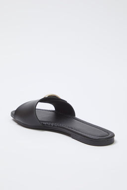 Trendyolmilla Shoes Siyah Metal Suslemeli Kad?n S?k Terlik TAKSS25TE00041  фото 9