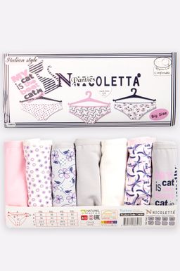 Женские трусы-слипы 7 шт. Nicoletta  фото 5