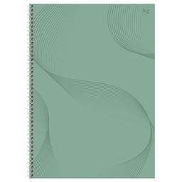 Тетрадь 160л. А4 тв. обложка, на спирали BG "Mint mood", клетка (Т4гр160_лс_вл 67188) soft-touch ламинация, выб. лак