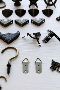 Mr. Carving MMG-022 фурнитура для шкатулок ножка 4.5 x 3.1 см 5 х 4 шт. №02 бронза - Love2art фото 4