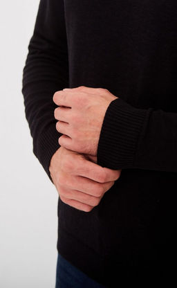 Водолазка мужская F021-15608 черная - Fine joyce фото 7