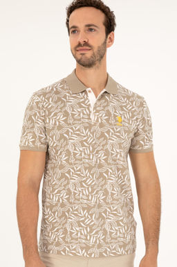 U. S. Polo Assn / Мужская футболка светло-хаки - U.s. polo assn фото 10