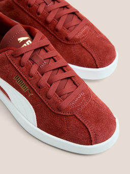 Женские кеды PUMA Puma Club II Артикул 4587609, коричнево-красный