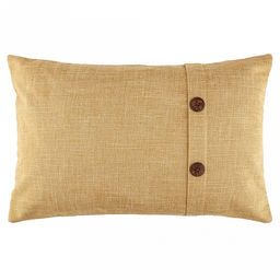 Наволочка декоративная 32х50см Пуговицы горчичный, 2-х сторонняя, искусственная ткань, подкладка-флизелин, на молнии (Китай) - Домашняя мода фото 5