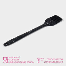 Кисть Доляна «Орион», силикон, 20.5×3.3×0.9 см, чёрная