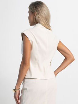 Жилет Анабель (молочный) Б15306-10М