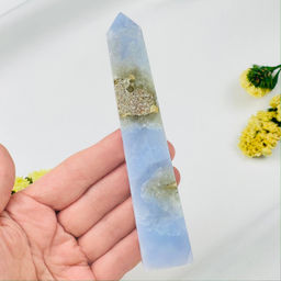 Кристалл из Голубого агата - Радуга самоцветов фото 2
