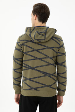 Мужской вязаный кардиган цвета хаки Неожиданная скидка в корзине - U.s. polo assn фото 12
