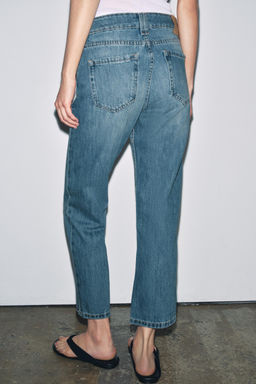 JEANS ZW COLLECTION CIGARRETE TIRO MEDIO / Azul medio - Zara фото 10