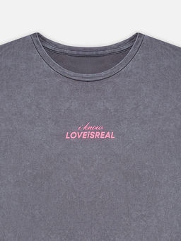 Туника домашняя женская серая с обработкой эйсид - Mark formelle фото 5