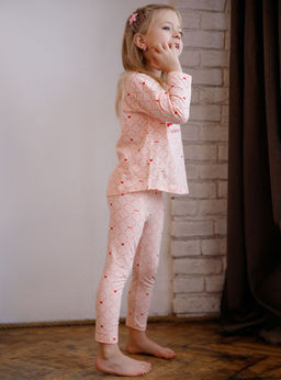 Детская пижама для девочек Indefini (Арт.3280GTC)
