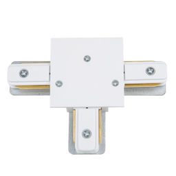 UBX-Q123 R31 WHITE 1 POLYBAG Соединитель для шинопроводов типа R, Т-образный Однофазный. Белый. ТМ Volpe